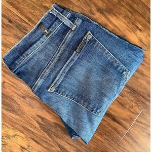 7 For All Mankind Mens Paxtyn Jeans 34x26 Blue Stretch Dark Wash‎